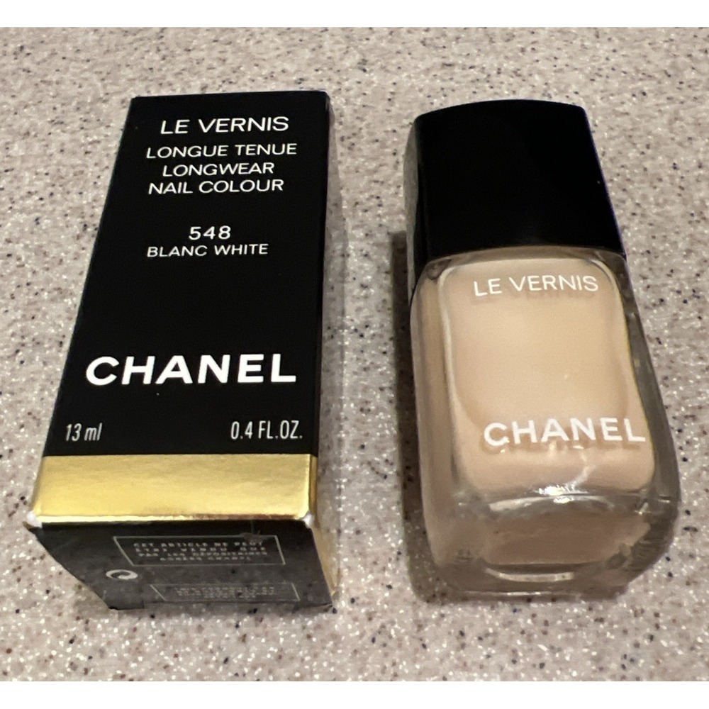 Chanel Le Vernis Nail Polish 548 Blanc White Bridal Wedding New in Box